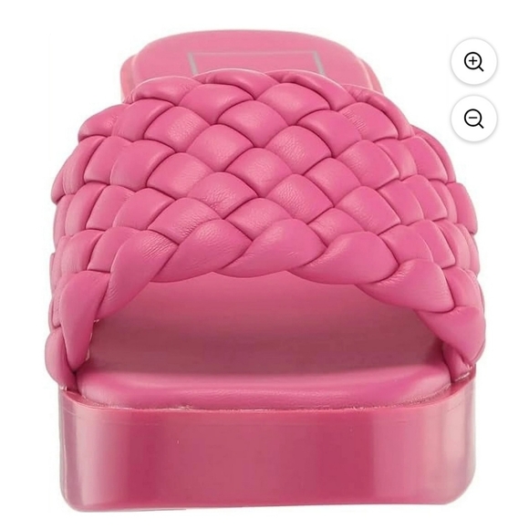 Dolce Vita Fuchsia Braided Mules S8ze 7 Nwot. - Picture 11 of 12
